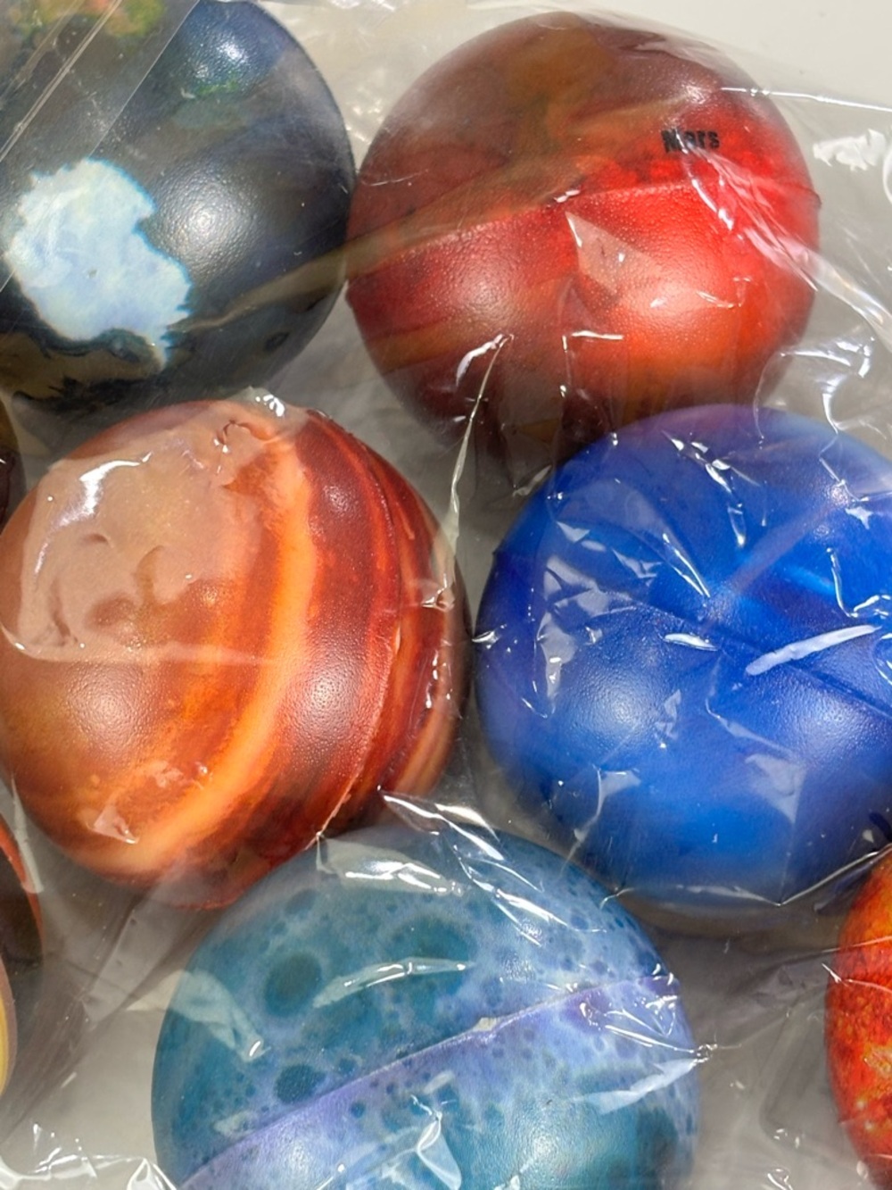 Solar System Planet Balls Anti-Stress balls set of 10 - Picture 8 of 17